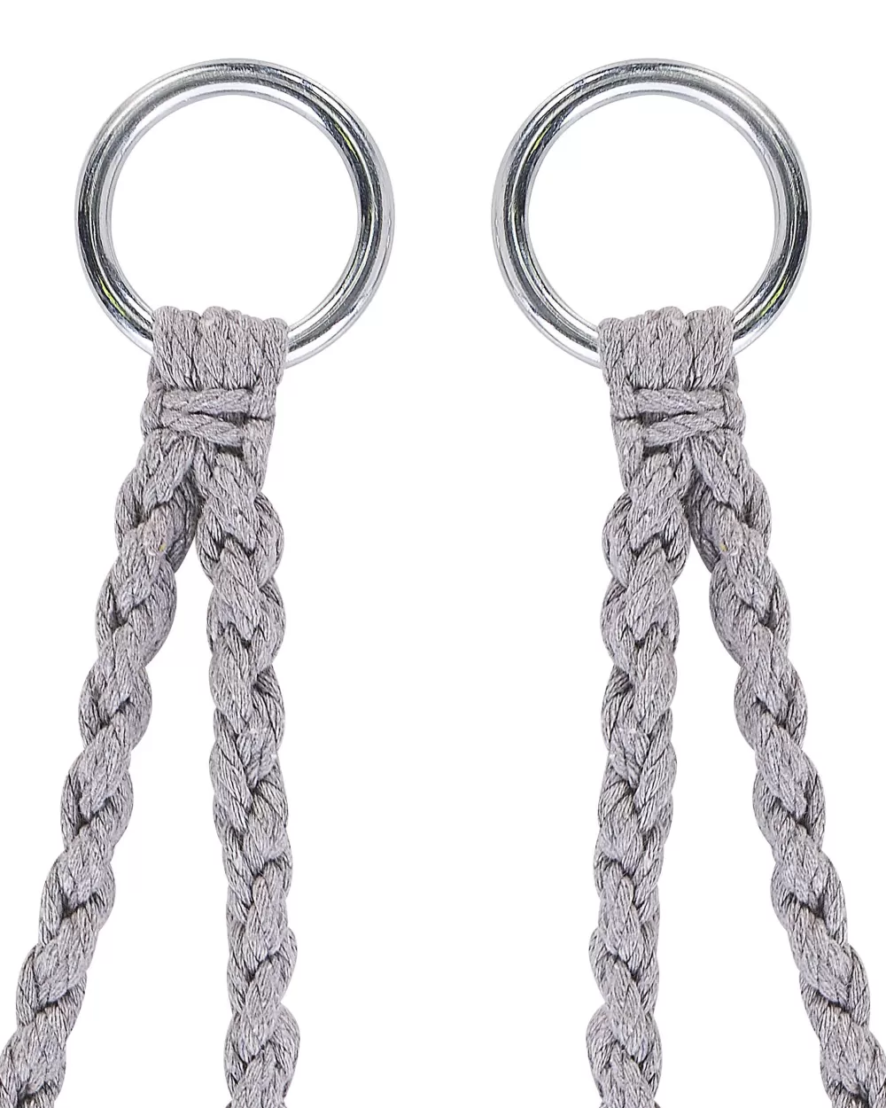 Promozione: Comoda Amaca Beliani in Cotone Grigio Chiaro - Design Elegante Gabellà