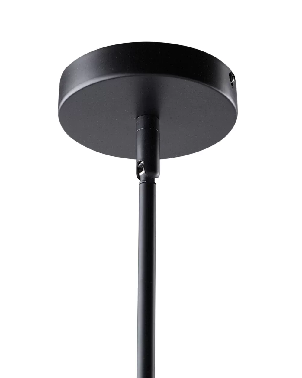Lampadario Beliani Aroyo a 6 luci in metallo, finitura elegante bianco lucido e oro - Ideale per arredamento moderno