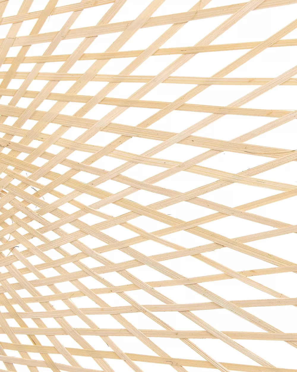 Lampada Sospesa in Bambù Naturale Design Moderno Floyd - Illuminazione Elegante per Interni, Colore Chiaro, Grandi Dimensioni, Marca Beliani