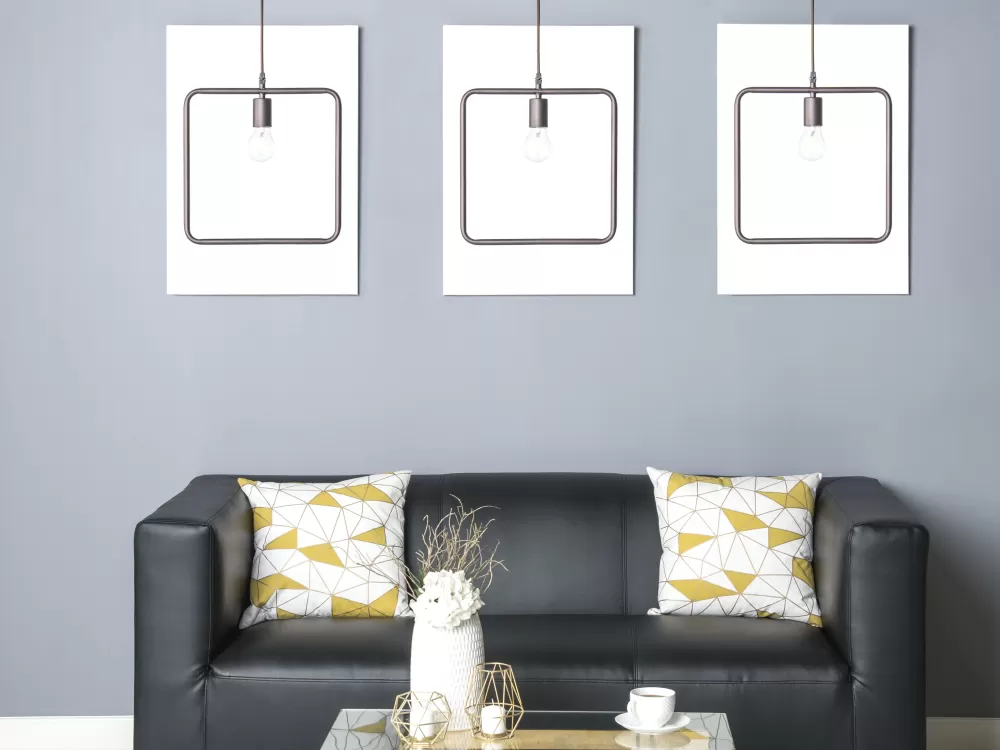 Beliani Lerma - Lampada a sospensione in metallo brunito con design contemporaneo per ambienti moderni