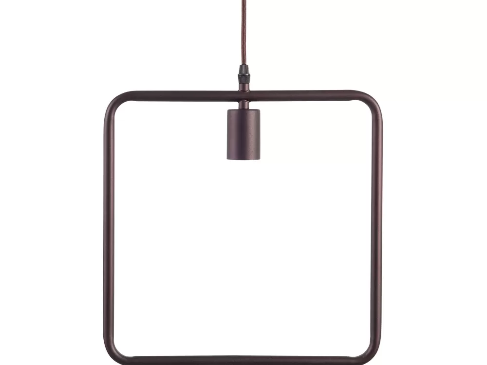 Beliani Lerma - Lampada a sospensione in metallo brunito con design contemporaneo per ambienti moderni