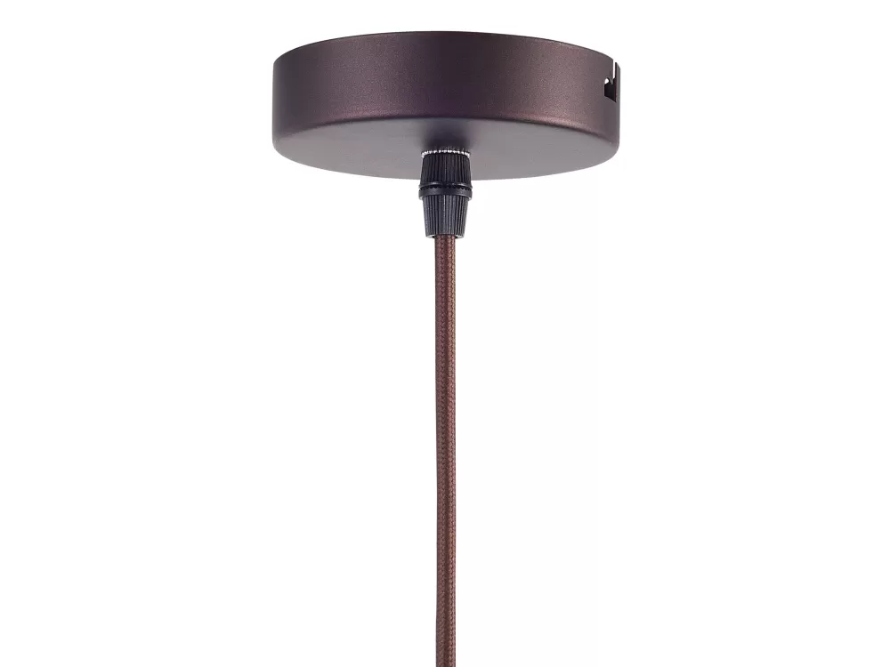 Beliani Lerma - Lampada a sospensione in metallo brunito con design contemporaneo per ambienti moderni