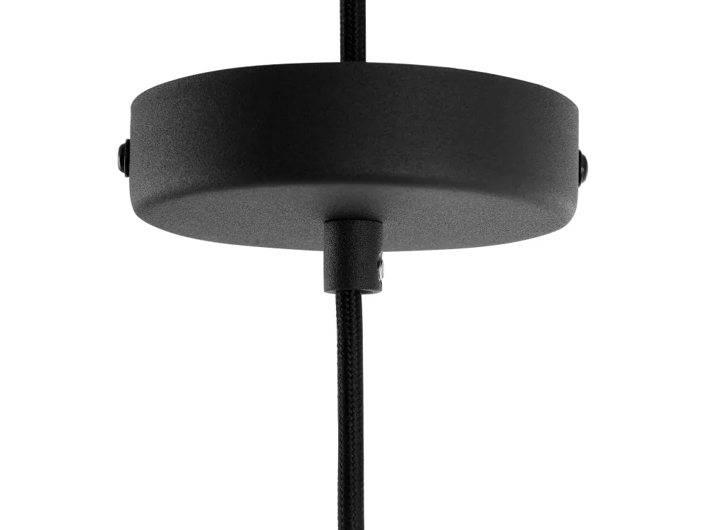 Lampada a Sospensione Beliani in Metallo Verde Foresta - Modello Esera con Design Industriale Moderno per Soggiorno