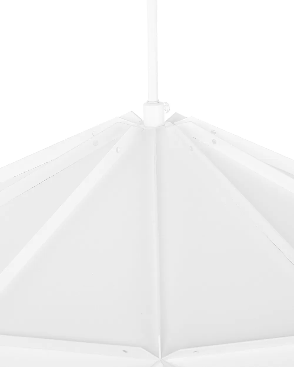 Lampadario a Sospensione Senia in Metallo Bianco - Design Moderno per Interni by Beliani