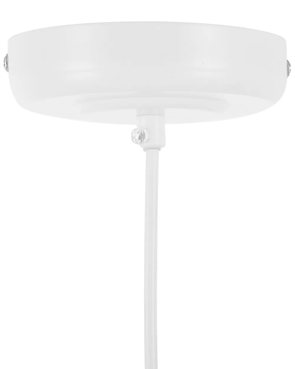 Lampadario a Sospensione Senia in Metallo Bianco - Design Moderno per Interni by Beliani
