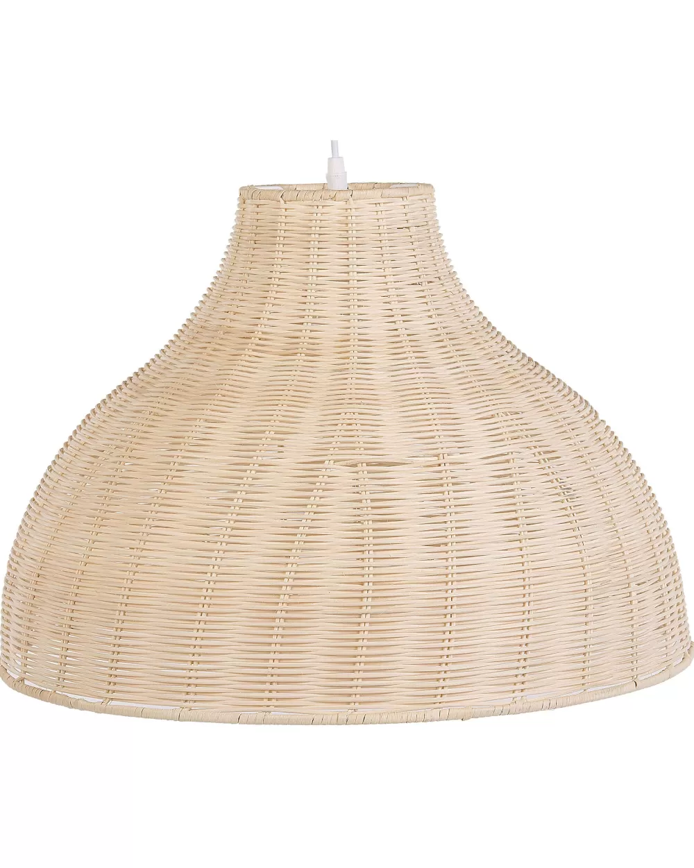 Lampada Sospensione Beliani Millian - Design Moderno in Corda Intrecciata con Tonalità Naturali