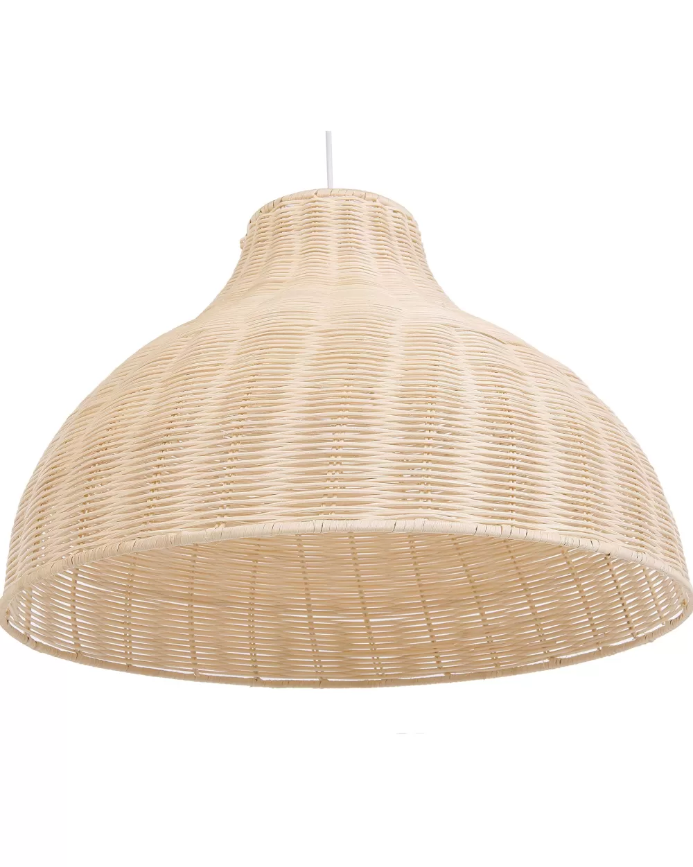 Lampada Sospensione Beliani Millian - Design Moderno in Corda Intrecciata con Tonalità Naturali