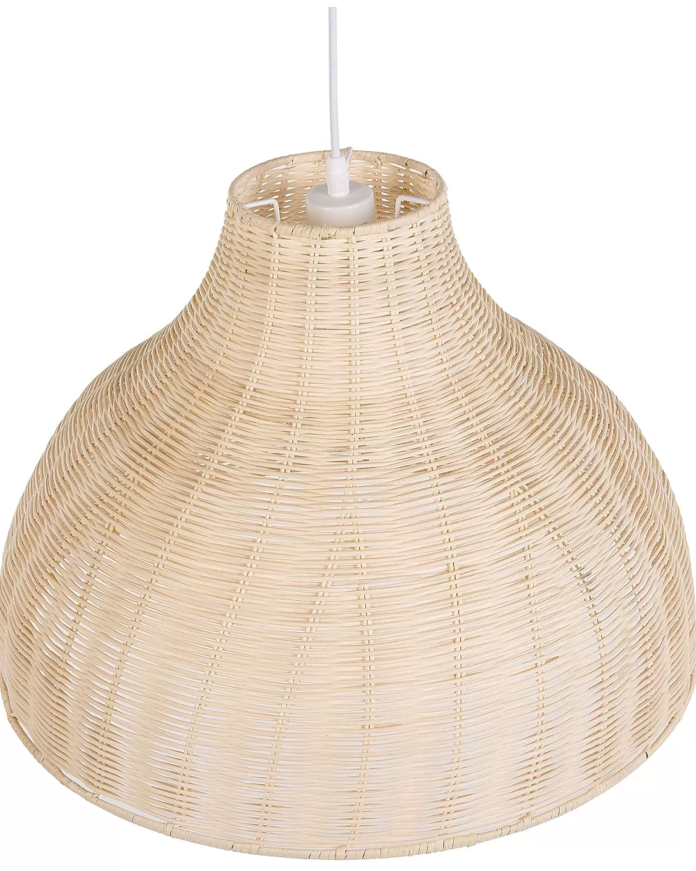 Lampada Sospensione Beliani Millian - Design Moderno in Corda Intrecciata con Tonalità Naturali