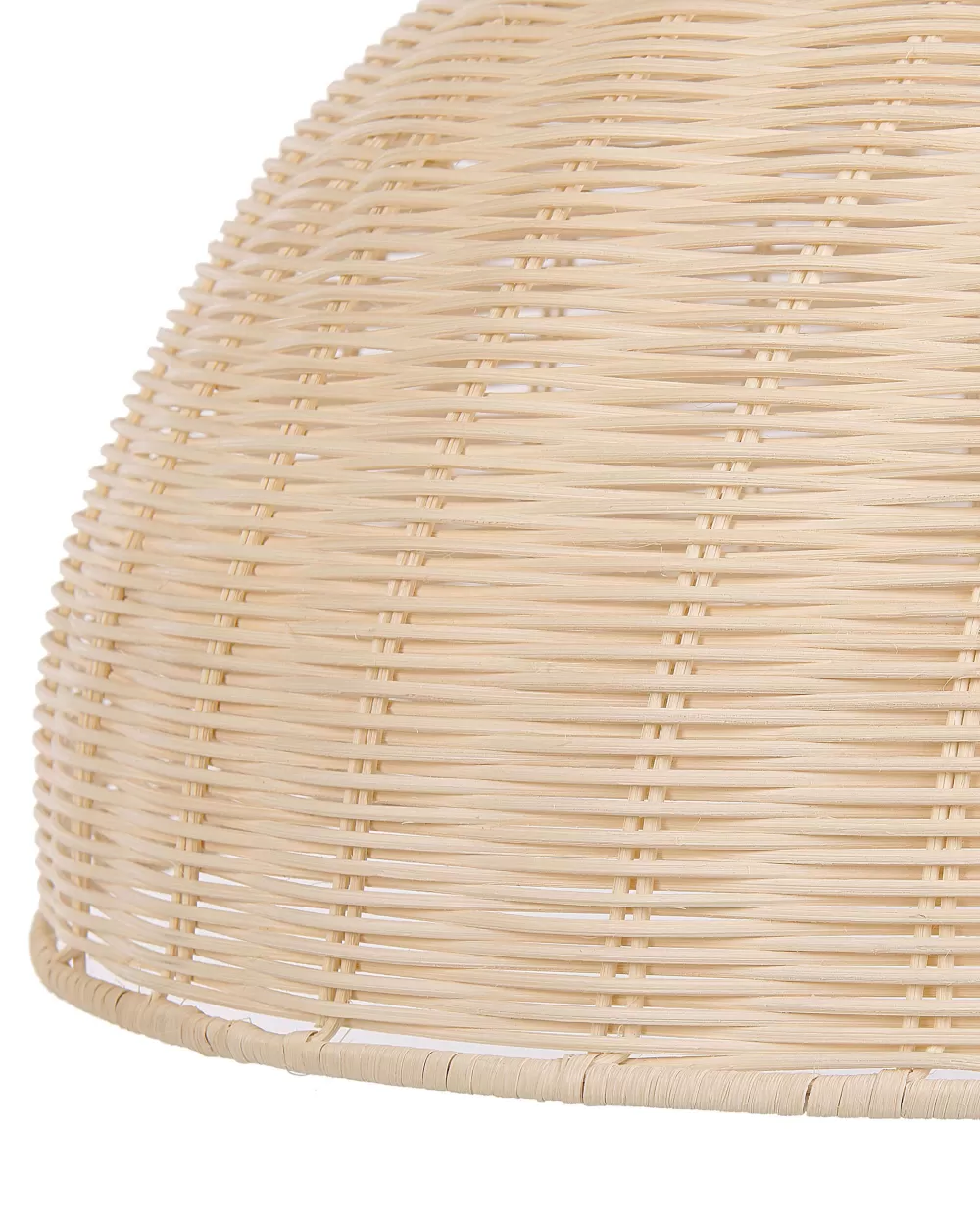 Lampada Sospensione Beliani Millian - Design Moderno in Corda Intrecciata con Tonalità Naturali