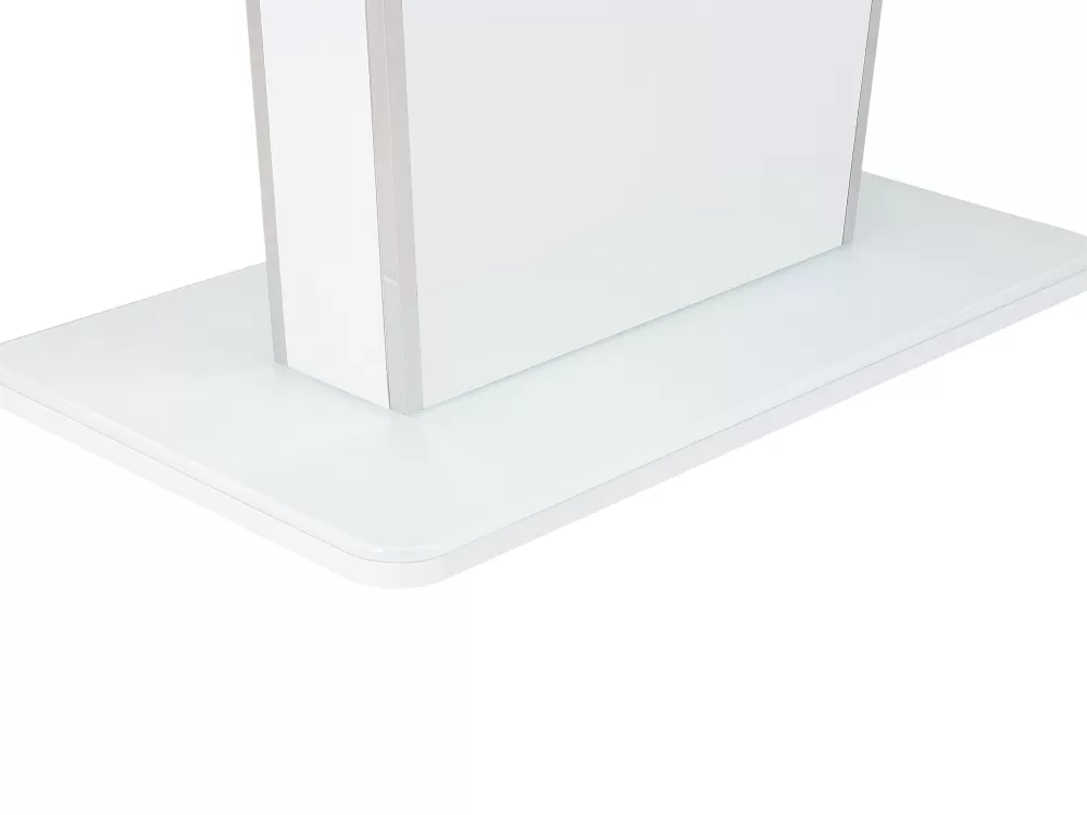 Tavolo da Pranzo Estendibile Bianco Beliani | 160-200x90 cm | Design Minimalista Sunds Series