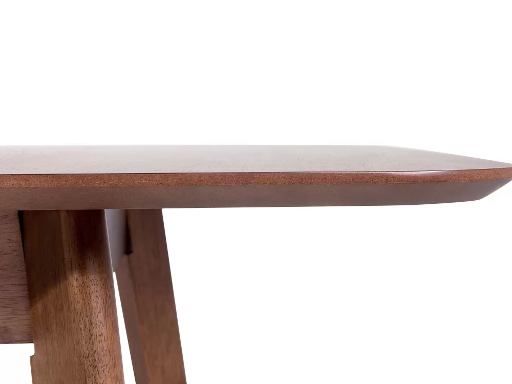 Tavolo da Pranzo Beliani in Legno Scuro - Design Moderno 200x100 cm, Madox