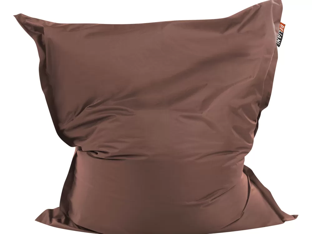 Beliani Poltrona Morbida in Nylon Marrone 140x180 cm - Ideale per Camera dei Bambini, Confortevole e Accogliente