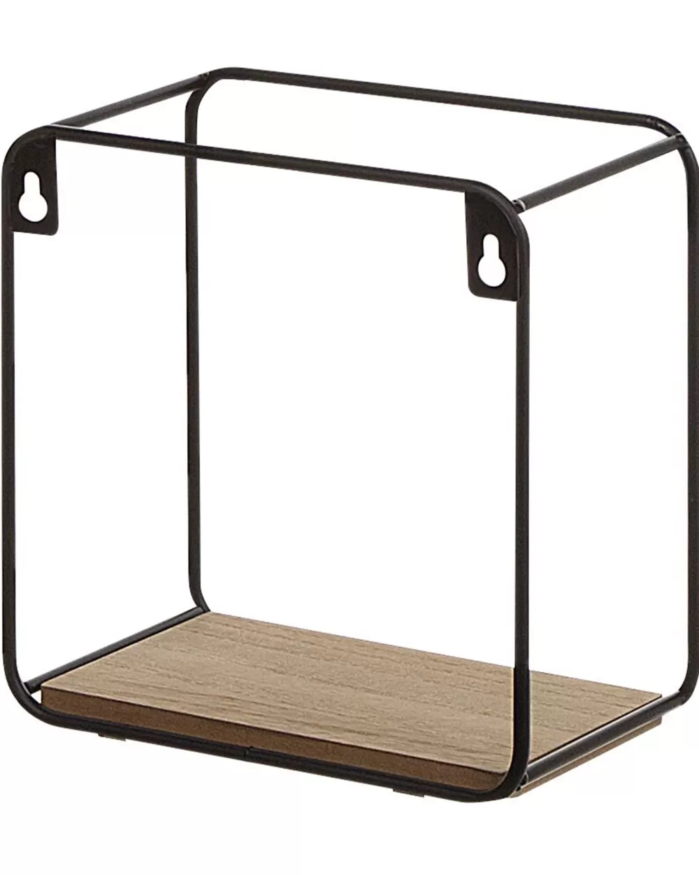 Beliani in Offerta: Ripiano da Parete a 5 Livelli con Struttura in Metallo e Legno Chiaro - Set Completo da 4 Pezzi, Design Moderno Brito