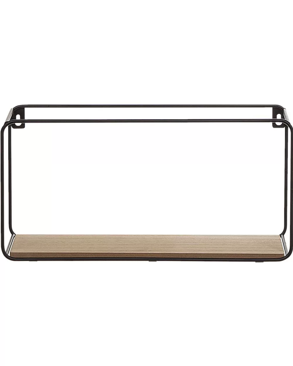 Beliani in Offerta: Ripiano da Parete a 5 Livelli con Struttura in Metallo e Legno Chiaro - Set Completo da 4 Pezzi, Design Moderno Brito