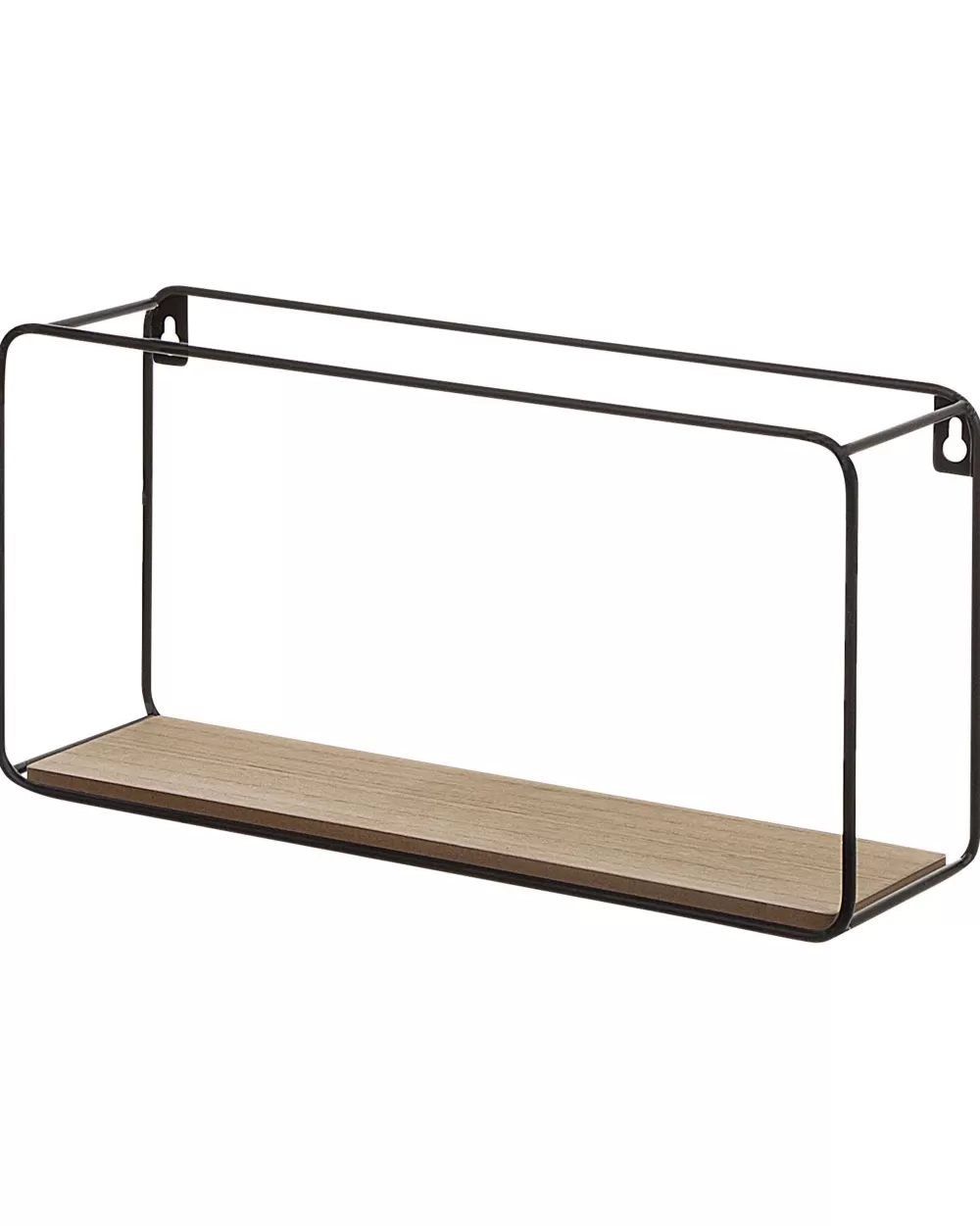 Beliani in Offerta: Ripiano da Parete a 5 Livelli con Struttura in Metallo e Legno Chiaro - Set Completo da 4 Pezzi, Design Moderno Brito