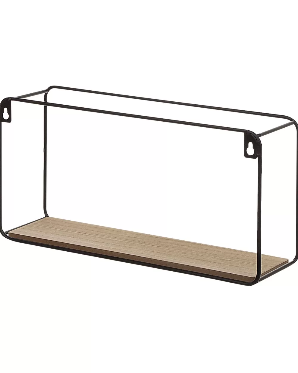 Beliani in Offerta: Ripiano da Parete a 5 Livelli con Struttura in Metallo e Legno Chiaro - Set Completo da 4 Pezzi, Design Moderno Brito
