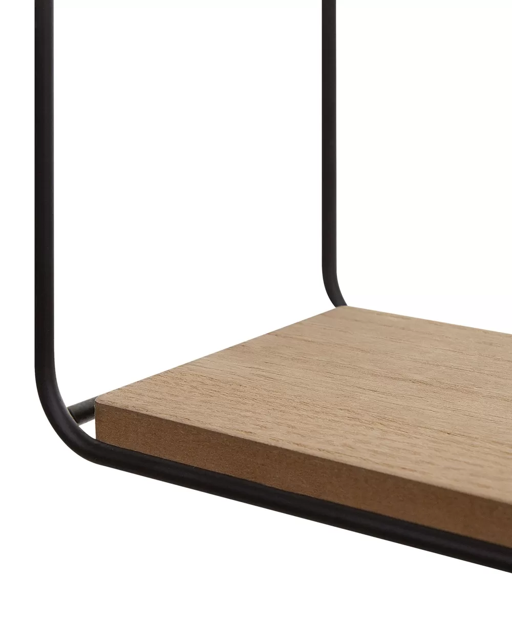 Beliani in Offerta: Ripiano da Parete a 5 Livelli con Struttura in Metallo e Legno Chiaro - Set Completo da 4 Pezzi, Design Moderno Brito