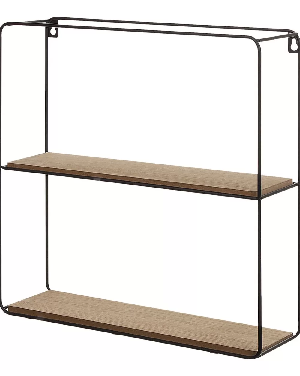 Beliani in Offerta: Ripiano da Parete a 5 Livelli con Struttura in Metallo e Legno Chiaro - Set Completo da 4 Pezzi, Design Moderno Brito