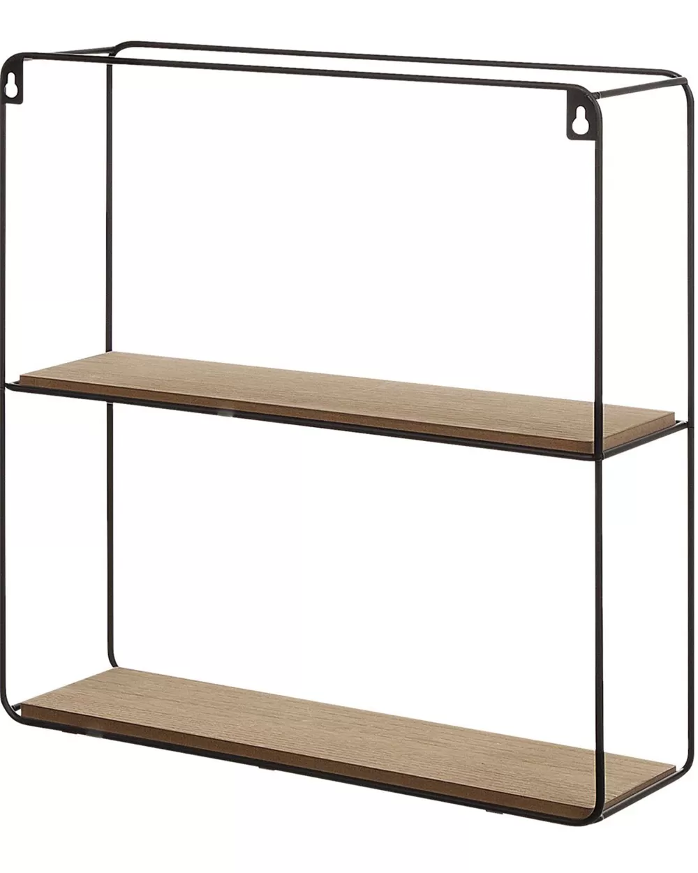 Beliani in Offerta: Ripiano da Parete a 5 Livelli con Struttura in Metallo e Legno Chiaro - Set Completo da 4 Pezzi, Design Moderno Brito