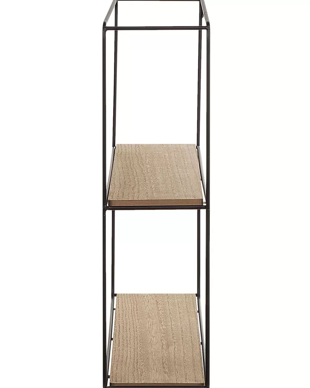 Beliani in Offerta: Ripiano da Parete a 5 Livelli con Struttura in Metallo e Legno Chiaro - Set Completo da 4 Pezzi, Design Moderno Brito