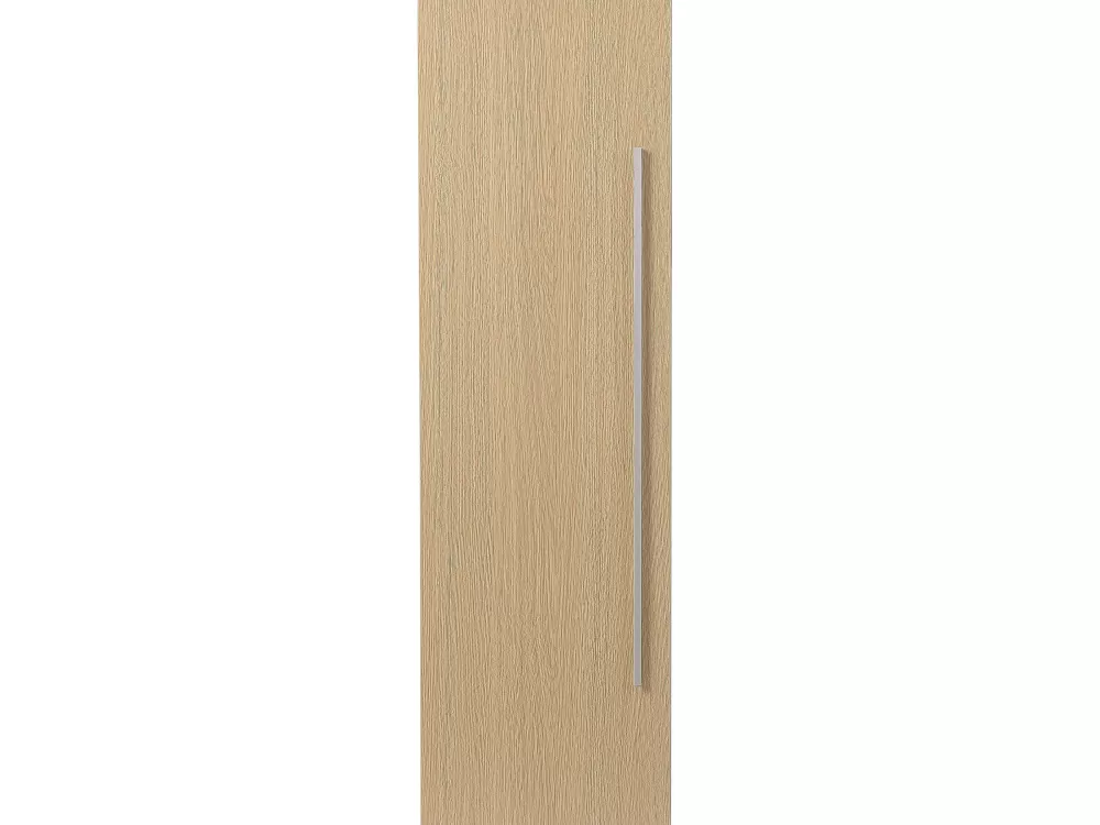 Beliani - Armadio da Parete Elegante con 4 Ripiani, Design Moderno in Legno Chiaro - Modello Mataro