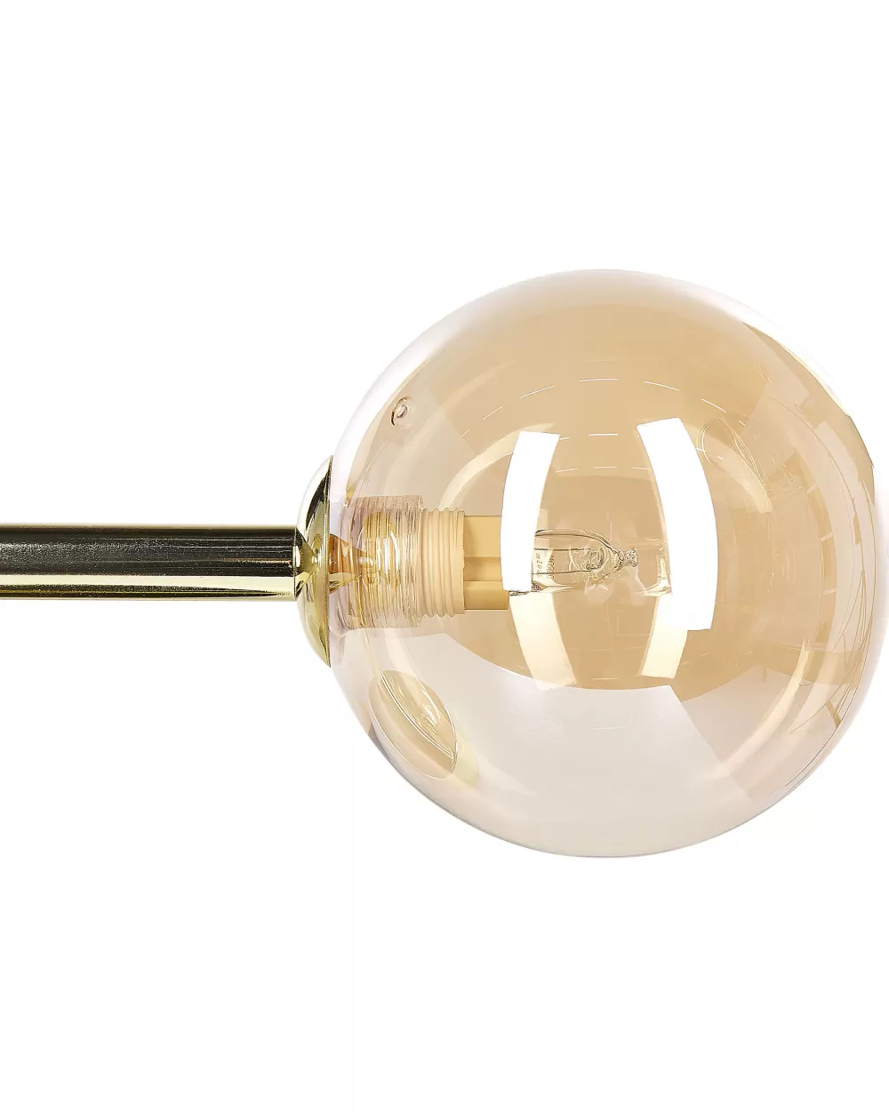 Lampada a Parete Beliani con Doppia Illuminazione - Design in Acciaio Dorato Ramis per Atmosfere Accoglienti