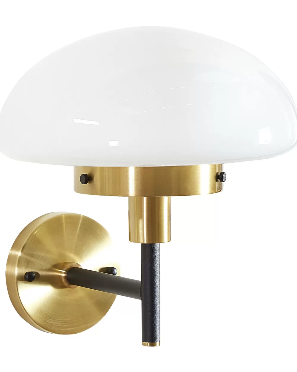 Lampada da Parete Beliani in Ferro Verniciato - Design Moderno, Nero Opaco, Modello Minija per Interni Contemporanei