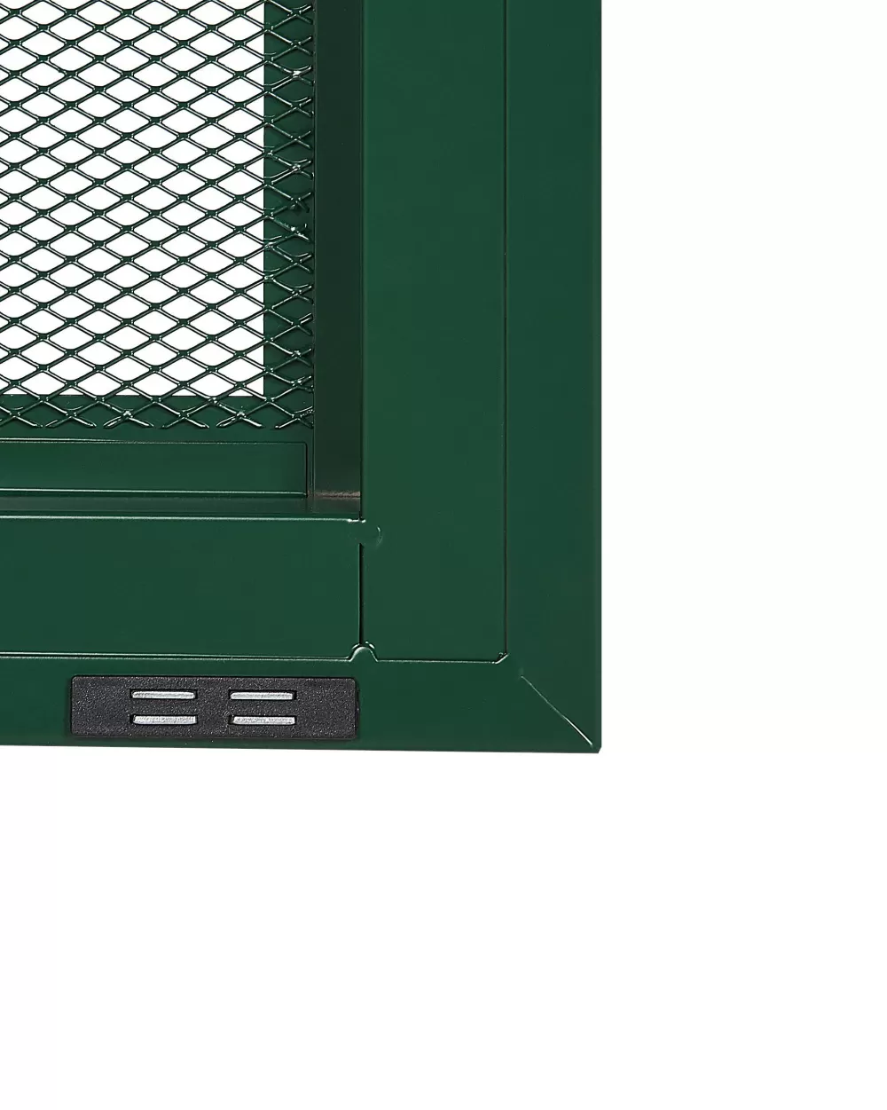 Beliani Outlet: Scaffale Verde in Acciaio con 2 Ante e 3 Ripiani - Collezione Wakatipu, Design Elegante per la Casa