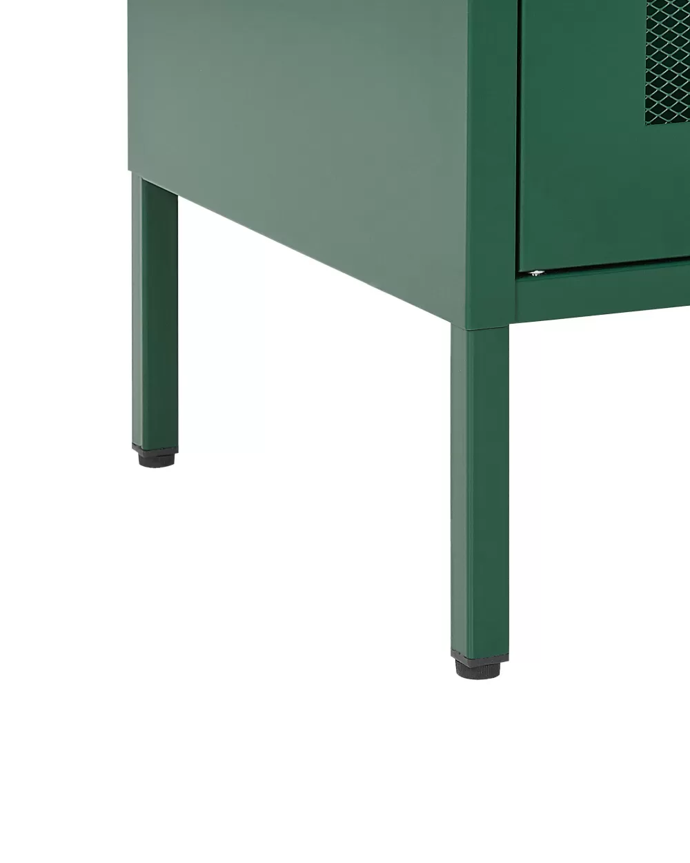 Beliani Outlet: Scaffale Verde in Acciaio con 2 Ante e 3 Ripiani - Collezione Wakatipu, Design Elegante per la Casa