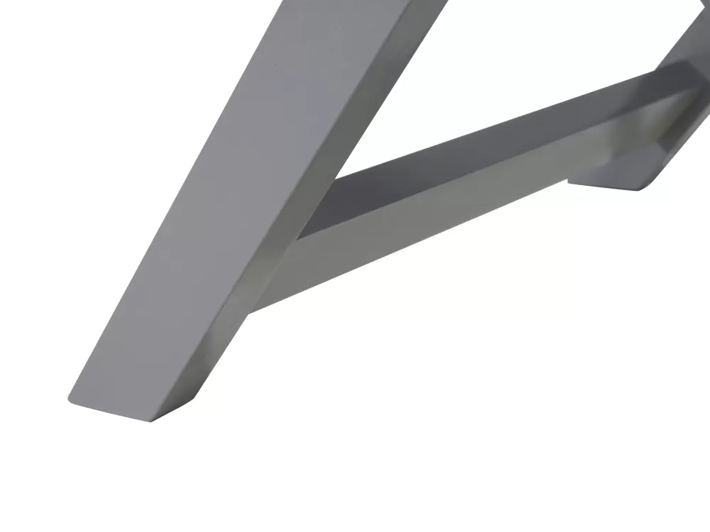 Tavolino Elegante in Stile Chester Grigio Antracite - Design Moderno Beliani