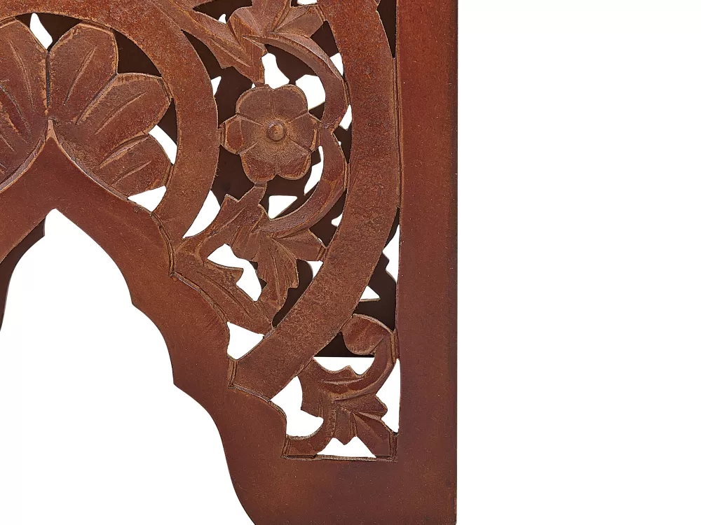 Beliani Set di 2 Tavolini Laterali in Legno Scuro - Coppia Elegante con Sconto Speciale Shukur