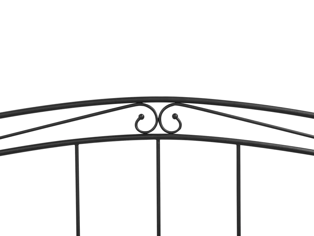 Divano letto estendibile Beliani per cameretta: comodo e funzionale con struttura metallica, rivestimento in tulle nero e dimensioni regolabili (80/160x200 cm). Design moderno e resistente.