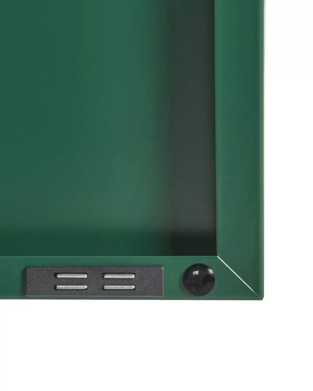 Beliani Armadio Ufficio Moderno in Acciaio con 2 Ante, Colore Verde Smeraldo - Soluzione Varna per Spazi Professionali