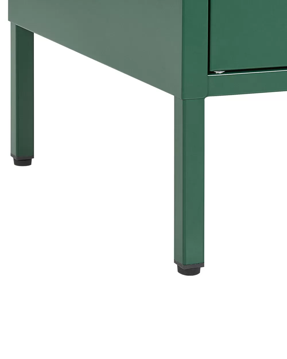 Beliani Armadio Ufficio Moderno in Acciaio con 2 Ante, Colore Verde Smeraldo - Soluzione Varna per Spazi Professionali