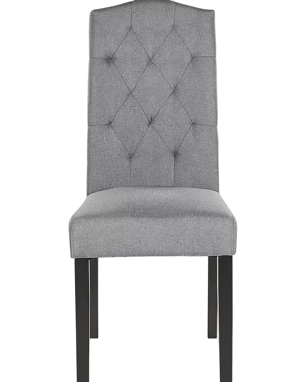 Beliani: Coppia di Poltrone Moderne 'Shirley' in Tessuto Grigio Perla - Sedute Comode per Salotto con Design Scandinavo 

(：，，，，