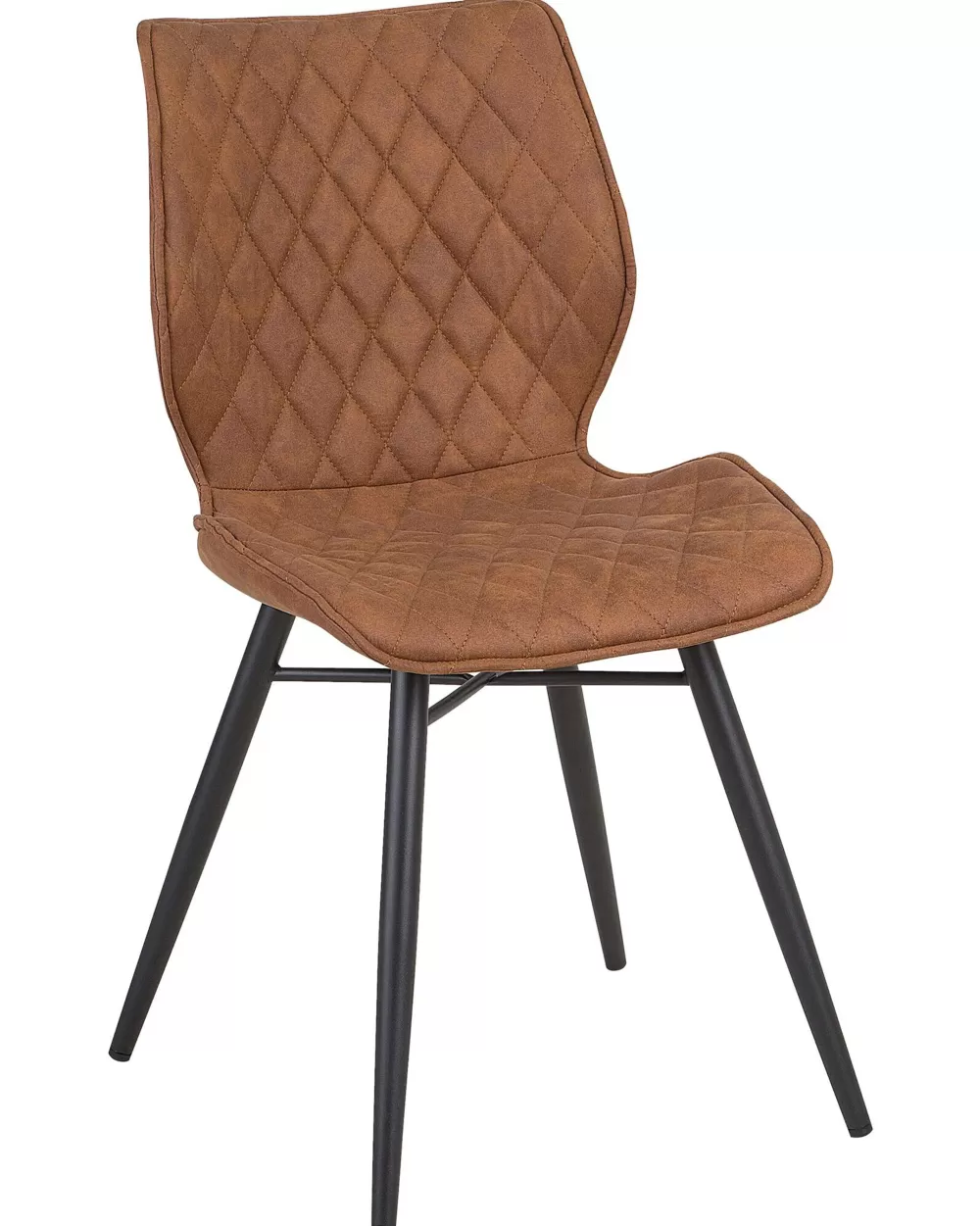 Beliani: 2 Poltrone in Tessuto Oro Antico con Rivestimento Liscio - Set Elegante per Soggiorno