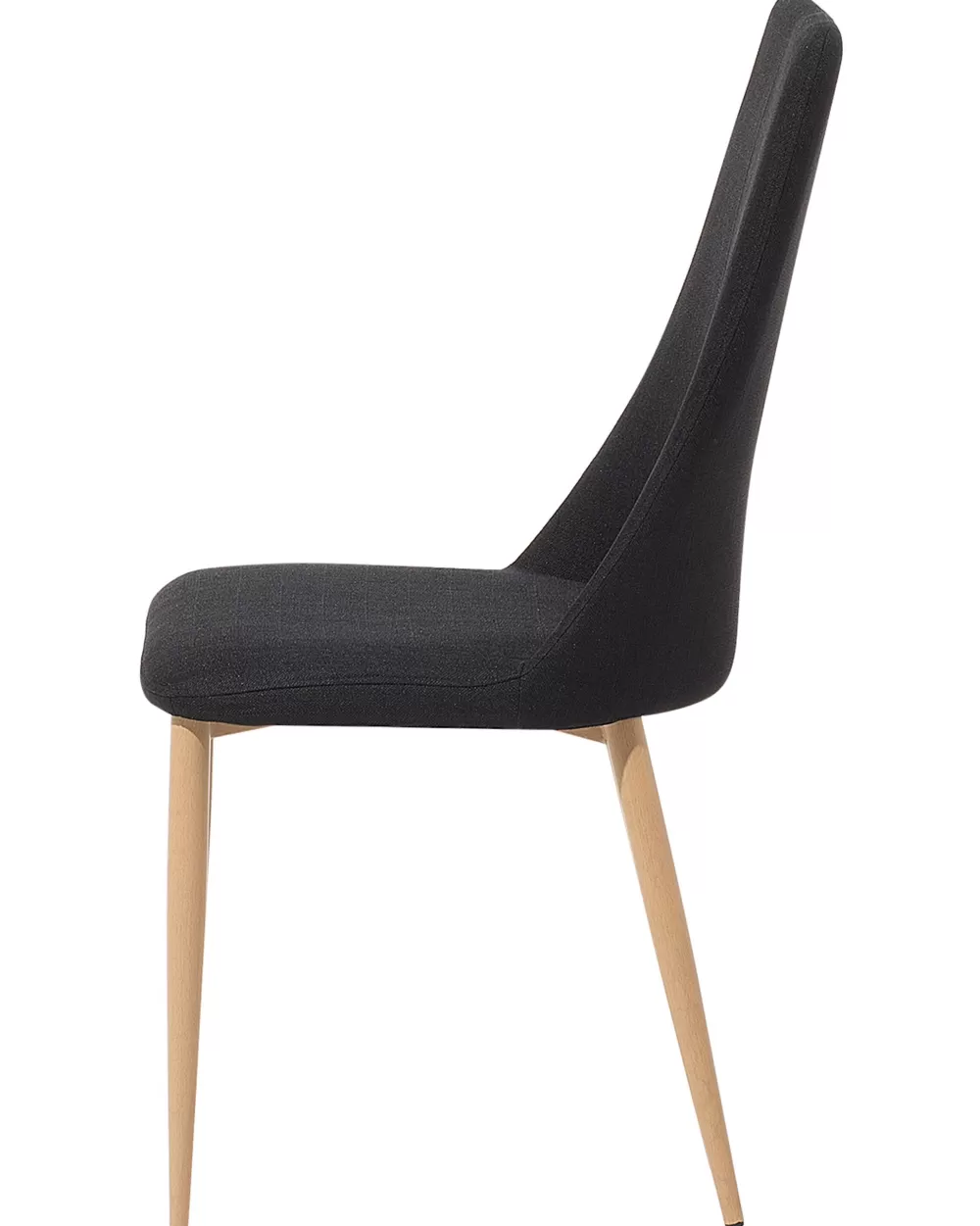 Clayton: Comode Poltrone in Tessuto Nero, Set da 2 - Design Moderno Beliani