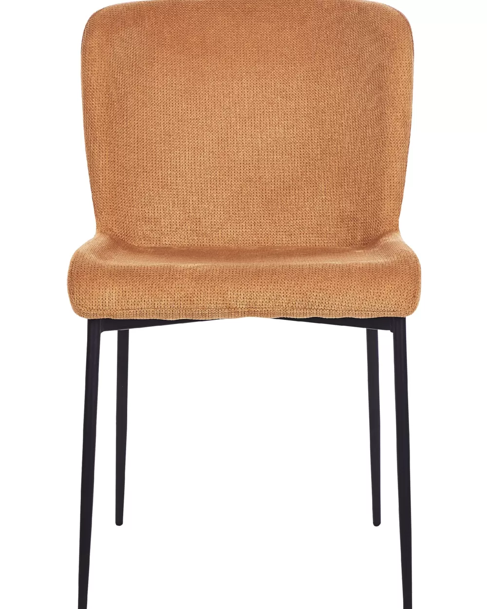 Sedia Beliani Ada in Tessivo Arancione - Coppia di 2 Pezzi con Rivestimento Morbido, Design Ergonomico per Soggiorno o Sala da Pranzo