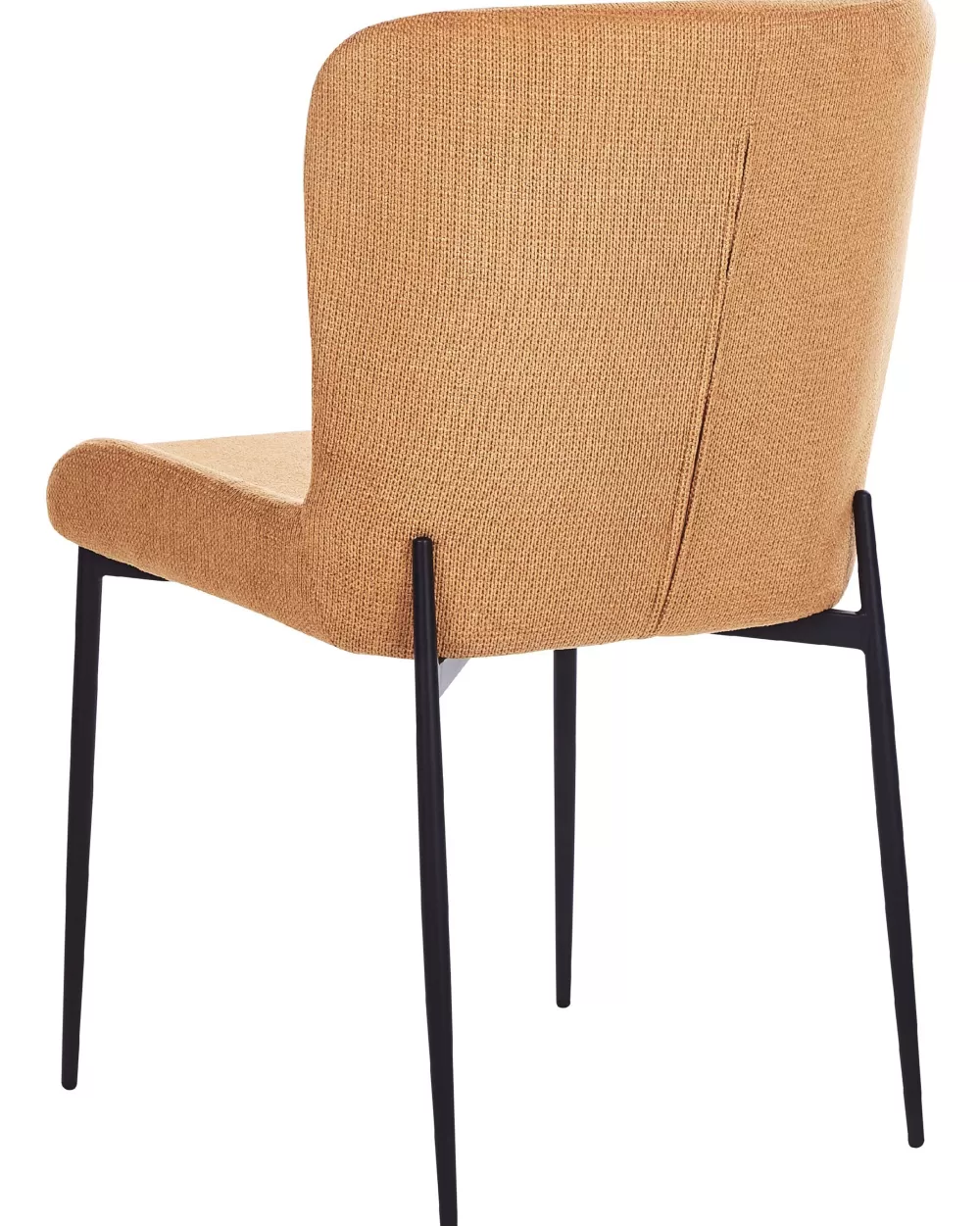 Sedia Beliani Ada in Tessivo Arancione - Coppia di 2 Pezzi con Rivestimento Morbido, Design Ergonomico per Soggiorno o Sala da Pranzo