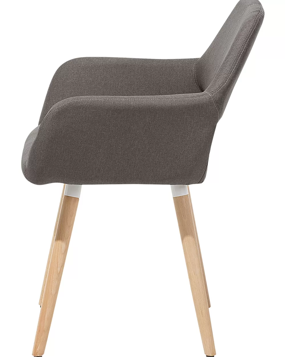 Beliani: Set di 2 Poltrone in Tessuto Grigio Antracite, Design Chicago – Confezione Elegante per Salotto