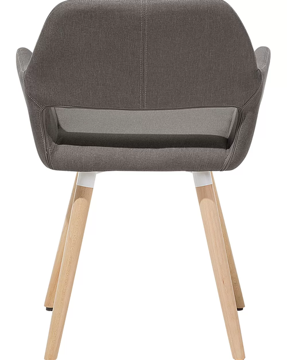 Beliani: Set di 2 Poltrone in Tessuto Grigio Antracite, Design Chicago – Confezione Elegante per Salotto