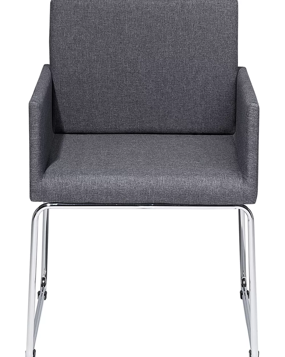 Promozione Beliani: Coppia di Poltrone Modello Gomez in Tessuto Grigio Scuro