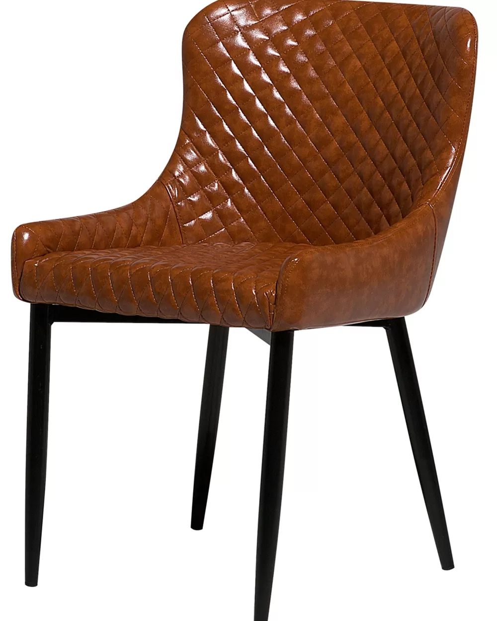 Beliani: Sedie Moderne in Ecopelle Color Oro, Coppia di Poltrone Solano con Design Elegante