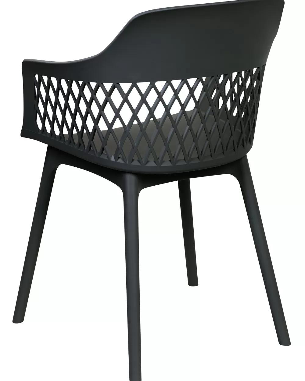Beliani: Coppia di Sedie Moderne Almira in Design Lineare, Nero Opaco