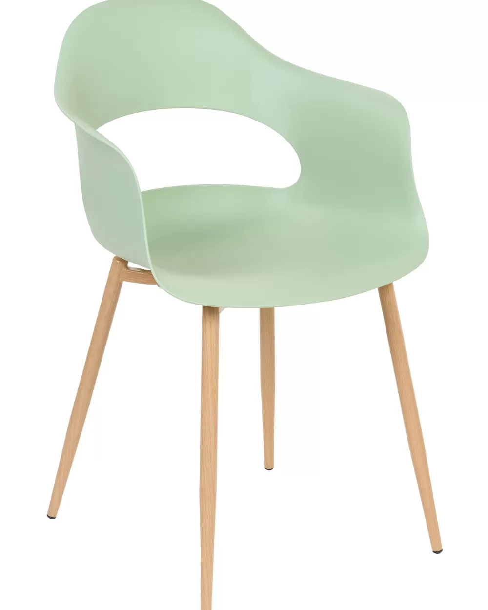 Beliani: Sedie Moderne in Plastica Verde Chiaro, Set da 2 – Design Utica