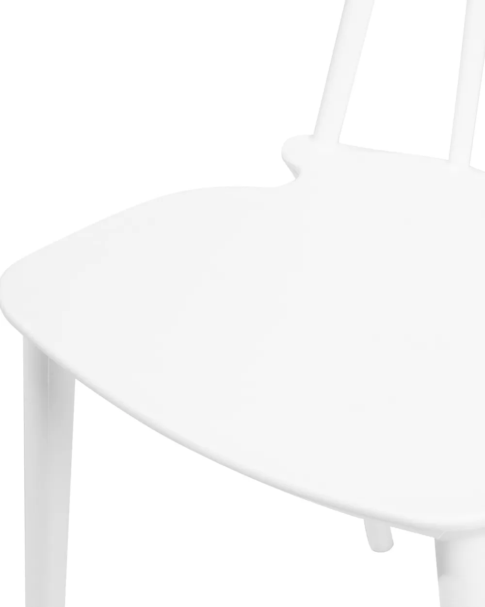 Beliani: Coppia di Sedie Moderne in Plastica Bianca - Design Ventnor per Interni/Esterni