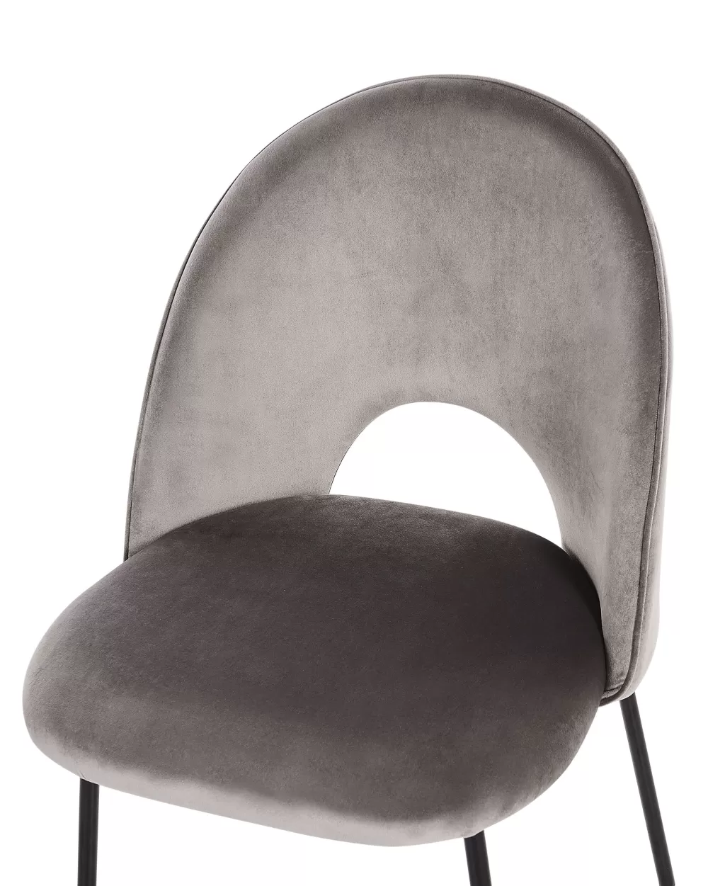 Beliani: Comode Poltrone in Velluto Grigio, Set da 2 - Design Moderno Covelo