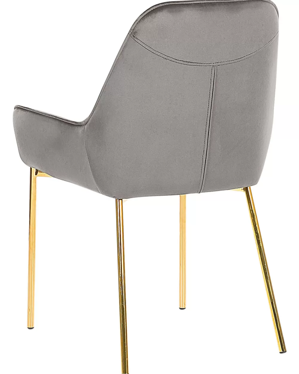 Beliani - Coppia di Poltrone Loverna in Velluto Grigio Morbido, Design Moderno con Rivestimento Opaco per Salotto