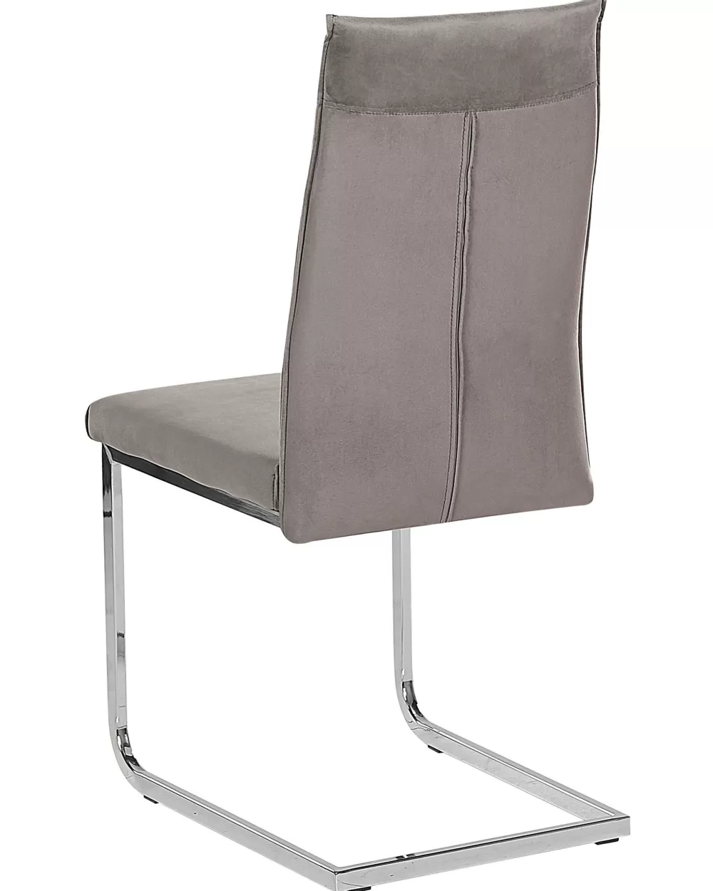 Beliani - Coppia di 2 Eleganti Poltrone in Velluto Grigio, Design Moderno e Comodissime per Soggiorno - Modello Rockford