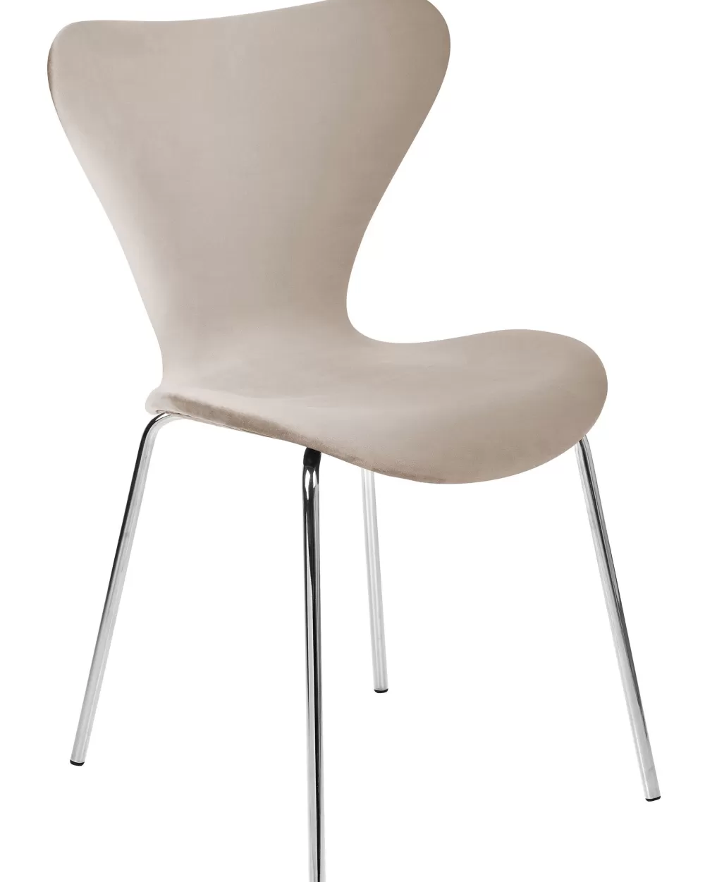 Beliani: Coppia Poltrone in Velluto Grigio Taupe e Argento - Collezione Boonville Design Contemporaneo